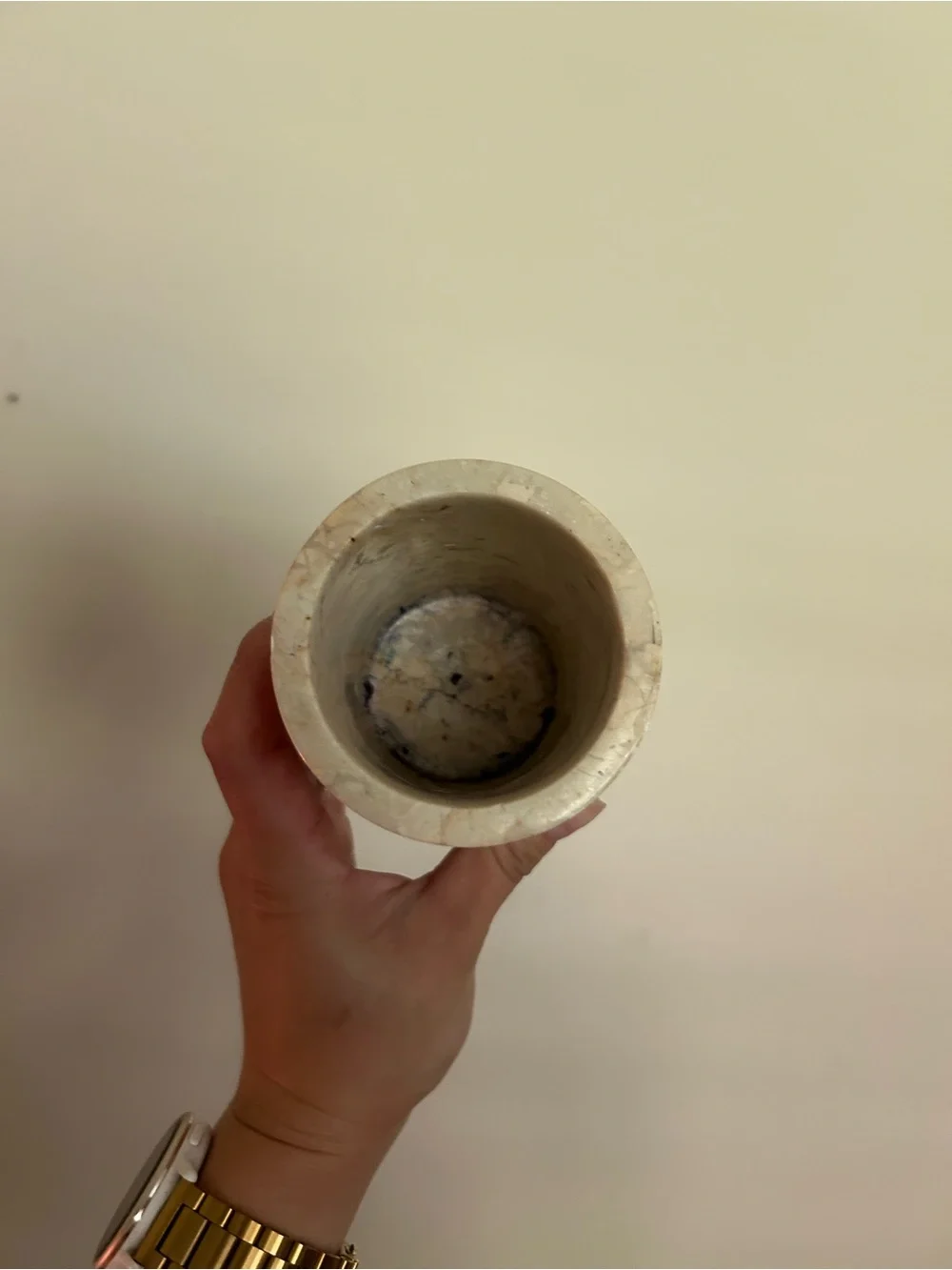 Classic Marble pen organizer/vase